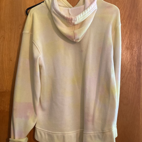 4/$10 Yellow and pink Frida Tie Dye hoodie small - Picture 4 of 4